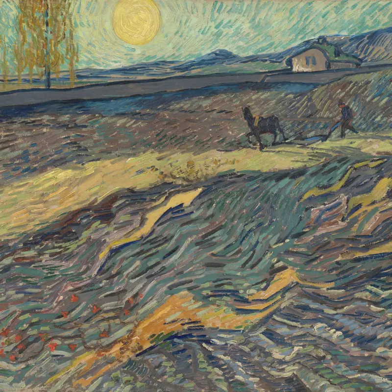 Landscape with Ploughman