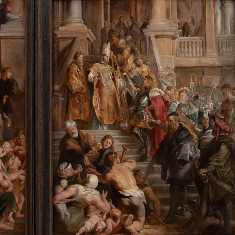 Oil Sketch for High Altarpiece, St Bavo, Ghent