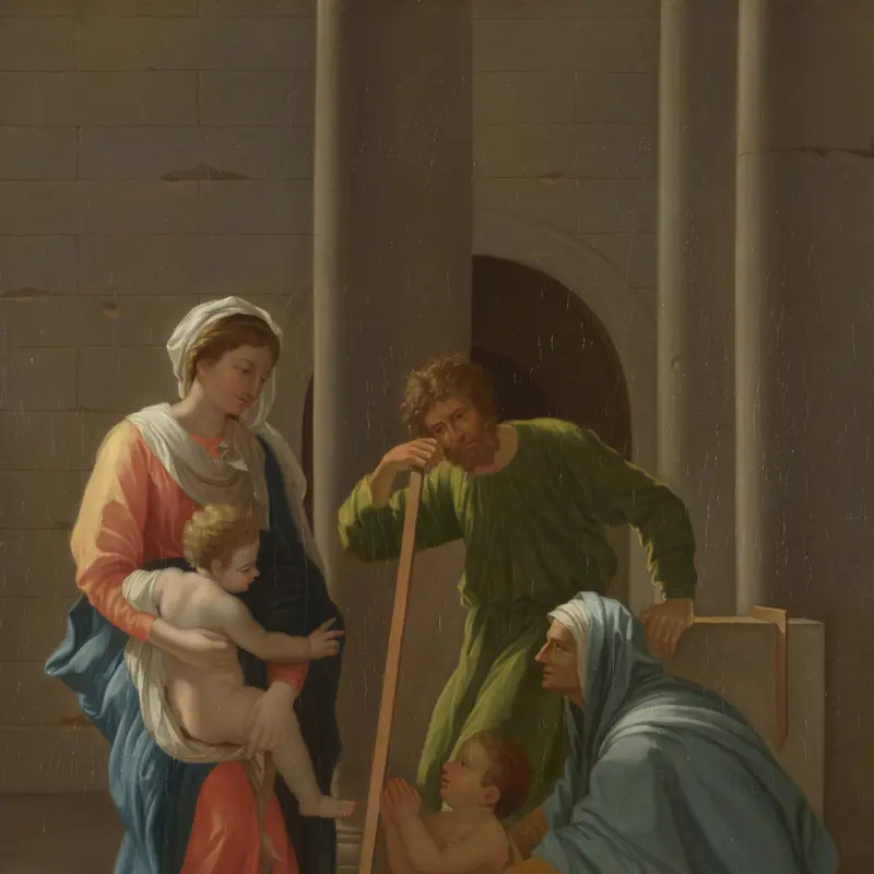 The Holy Family with Saints Elizabeth and John