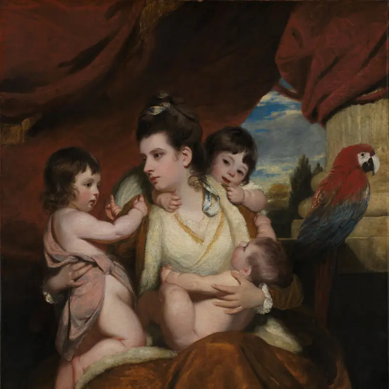 Lady Cockburn and her Three Eldest Sons