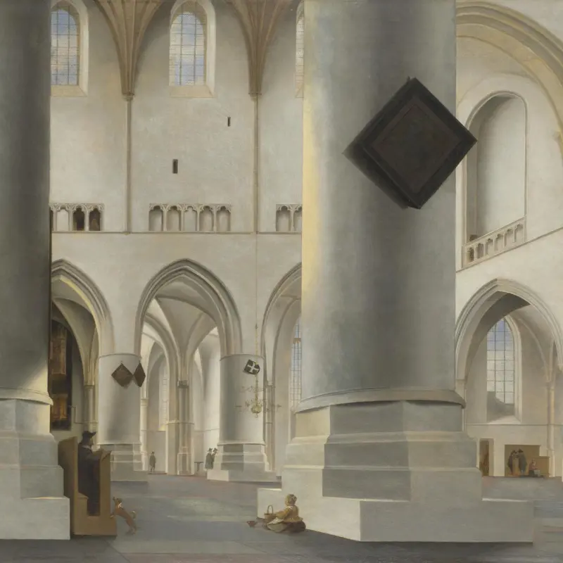 The Interior of the Grote Kerk at Haarlem