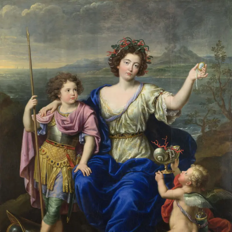 The Marquise de Seignelay and Two of her Sons